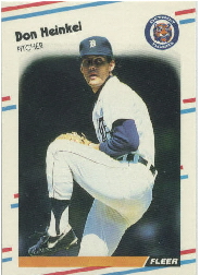 1988 Fleer Update Baseball Cards       027      Don Heinkel